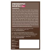 6 - MuscleBlaze Probiotic Muesli,  1 kg  Choco Cranberry 