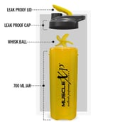 2 - MuscleXP Fit XP Blender Gym Shaker,  Yellow  700 ml 