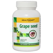 HealthKart Grape Seed Extract,  60 capsules 