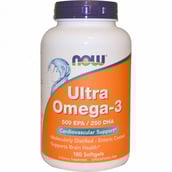 Now Ultra Omega-3, 180 softgels