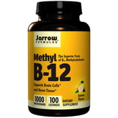 Jarrow Formulas Methyl B12 (5000mcg),  100 Lozenge(s)  Lemon 