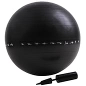 B Fit USA Anti-Burst Gym Ball with Pump (3629),  Black  75 cm 