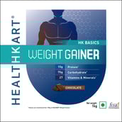 HealthKart Weight Gainer, 2.2 lb Chocolate(Highlight)