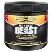Muscle Powr Pre-Workout Beast,  0.66 lb  Unflavoured 