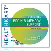 HealthKart Brain & Memory Support, 60 capsules(Highlight)