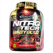 MuscleTech Nitro Tech Whey Gold Performance Series, 6 lb Strawberry