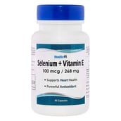 Healthvit Selenium + Vitamin E (100 mcg/400 IU),  60 capsules 