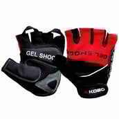 KOBO Gym Gloves (WTG-04), Red & Black XL