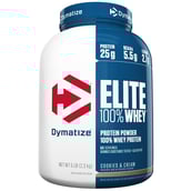 Dymatize Elite 100% Whey Protein, 5 lb Cookies & Cream