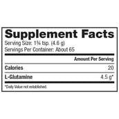 Dymatize Glutamine,  0.66 lb  Unflavoured 
