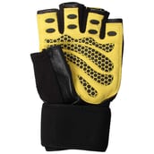 MuscleBlaze Gloves, Yellow & Black Small(Front)