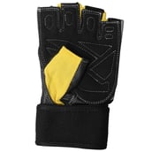 MuscleBlaze Gloves, Yellow Black & Silver Small(Front)