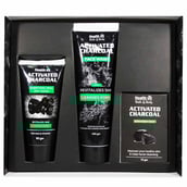 Healthvit Activated Charcoal Series Kit,  3 Piece(s)/Pack  Facewash,Mask & Soap 