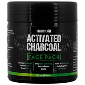 Healthvit Activated Charcoal Face Pack, 0.100 kg All Skin Types