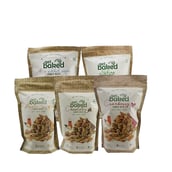 Get Baked Crunch Rocks Combo of 5,  Maple Chocolate Cranberry No Added Sugar & Pudina  0.250 kg 