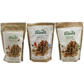 Get Baked Crunch Rocks Combo of 3,  Chocolate No Added Sugar & Pudina  0.150 kg 