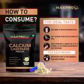 4 - Nakpro Calcium Caseinate Protein,  2.2 lb  Vanilla 
