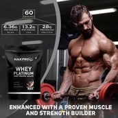 2 - Nakpro Whey Platinum Whey Protein Isolate, 4.4 lb Cookies & Cream