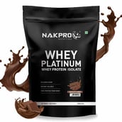 1 - Nakpro Whey Platinum Whey Protein Isolate,  2.2 lb  Chocolate 