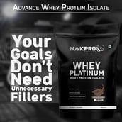 6 - Nakpro Whey Platinum Whey Protein Isolate,  2.2 lb  Chocolate 