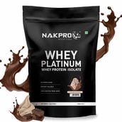 1 - Nakpro Whey Platinum Whey Protein Isolate,  2.2 lb  Chocolate Cream 