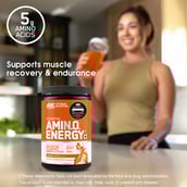 5 - ON (Optimum Nutrition) Essential Amino Energy,  0.6 lb  30 Servings  Orange 