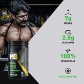 7 - MuscleBlaze BCAA Pro, 0.99 lb 30 Servings Green Apple