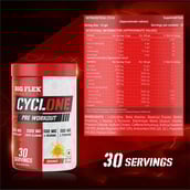 6 - Big Flex Cyclone Pre Workout,  0.66 lb  Orange 