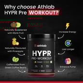 3 - Athlab Hypr Pre-Workout, 1.05 lb Pineapple