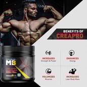 11 - MuscleBlaze CreaPRO Creatine with Creapure Powder,  Fruit Punch  0.55 lb 