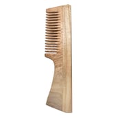 HealthKart HK Vitals Wooden Comb with Handle, 1 Piece(s)/Pack Brown