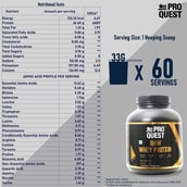 5 - Proquest Raw Whey Protein,  4.4 lb  Unflavoured 