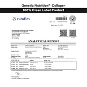 Genetic Nutrition Hydrolysed Marine Collagen, 210 g Blueberry