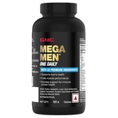 2 - GNC Mega Men One Daily Multivitamin,  60 tablet(s)  Unflavoured (Pack of 2) 