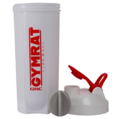 3 - GNC Gymrat Shaker, White 750 ml