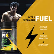 10 - MuscleBlaze BCAA Pro, 0.99 lb 30 Servings Natural Orange