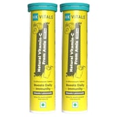 1 - HealthKart HK Vitals Natural Vitamin C 1300mg Amla Effervescent,  30 tablet(s)  Masala Lemon 