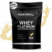 1 - Nakpro Whey Platinum Whey Protein Isolate,  4.4 lb  Malai Kulfi 