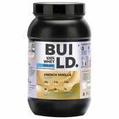 1 - Build 100% Whey Isolate,  2.2 lb  French Vanilla 