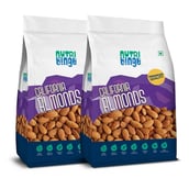 1 - Nutri Binge California Almonds,  500 g  Unflavoured (Pack of 2) 