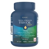 1 - GNC Triple Strength Fish Oil Mini,  120 softgels 