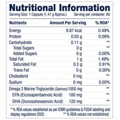 GNC Salmon Oil (1000mg),  60 softgels 