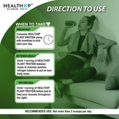 4 - HealthXP Plant Protein + Superfood,  2.2 lb  Blue Berry 