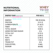 8 - Whey To Go Energy Bar,  6 bar(s)  Peanut Butter 