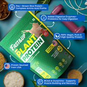 4 - Fast & Up Plant Protein Isolate,  2.97 lb  Caramel Coffee 