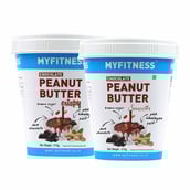 1 - Myfitness Chocolate Peanut Butter Combo Pack, 510 g Crispy & Smooth