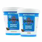 1 - Myfitness Dark Chocolate Peanut Butter 510g Combo,  2 Piece(s)/Pack  Crunchy & Crispy 