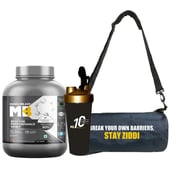 MuscleBlaze Biozyme Performance Whey 2 kg & Limited Edition Vidyut Shaker & Gym Bag Combo