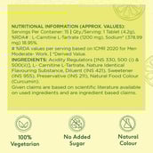 6 - HealthKart HK Vitals L Carnitine 1200 mg Effervescent OP, 15 tablet(s) Lemon