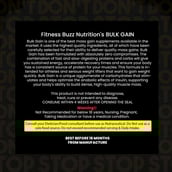 5 - FB Nutrition Fitness Buzz Bulk Gain, 2.2 lb Chocolate